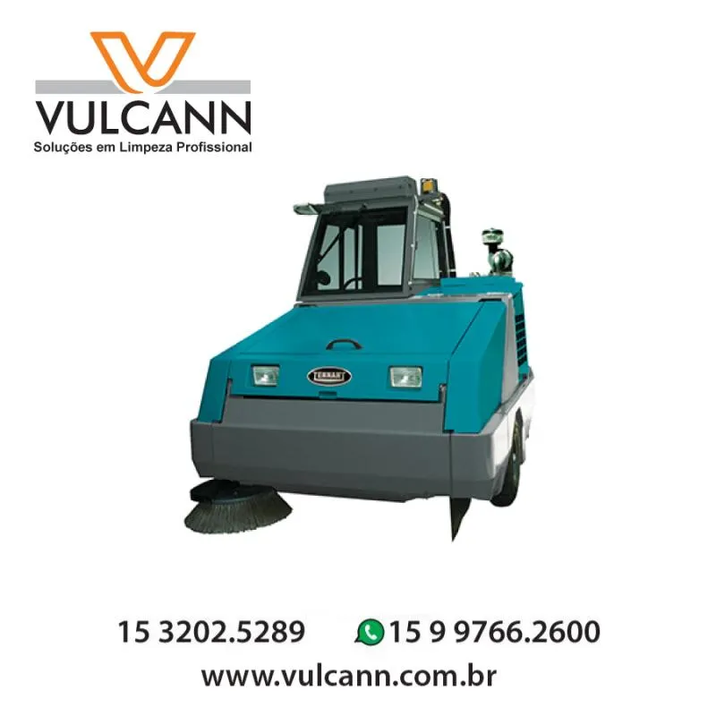 Maquina de varrer piso industrial